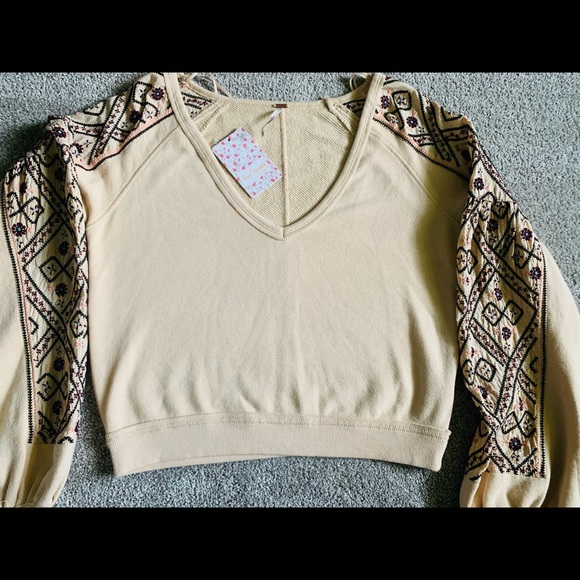 Free People Senorita Crop Sweater - Picture 7 of 8